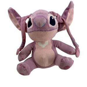 Disney Store Lilo And Stitch Angel Plush Stuffed Animal Doll Pink